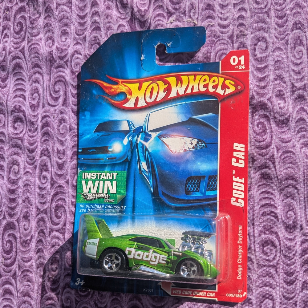 Green Hot Wheels Die-Cast Toy Car